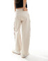 Фото #3 товара ASOS DESIGN trouser with button detail in stone