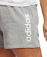 ფოტო #10 პროდუქტის Plus Size Essentials Linear Logo French Terry Shorts