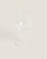 Cut glass crystalline wine glass