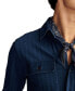 ფოტო #4 პროდუქტის Men's Long Sleeves Jacquard Shirt