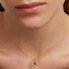 Beautiful gold plated necklace letter "K" LETTERS CO01-270-U (chain, pendant)