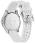 ფოტო #3 პროდუქტის Women's Spectre Lady White Silicone Strap Watch 38mm