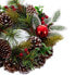 Фото #2 товара Рождественский венок Shico Красный Зеленый Разноцветный Пластик Foam Ананасы 22 x 22 см