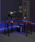 Фото #3 товара Office Star 36" Metal Disruptor L-Shape Gaming Desk