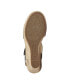 ფოტო #2 პროდუქტის Women's Blanca T Strap Wedge Sandals