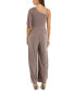 ფოტო #2 პროდუქტის One-Shoulder Metallic Jumpsuit