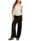 Women's Cotton Crochet Cargo Pants