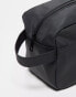 ASOS DESIGN wash bag in black