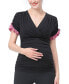 ფოტო #1 პროდუქტის Maternity Millie V Neck Nursing Top