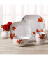 Фото #2 товара Lily 16-Pc. Dinnerware Set, Service for 4