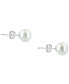 ფოტო #4 პროდუქტის EFFY® Cultured Freshwater Pearl (7mm) Stud Earrings in Sterling Silver