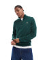 PS Paul Smith half zip jumper with icon logo in green