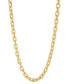 ფოტო #1 პროდუქტის Square Link 22" Chain Necklace in 10k Gold