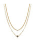 Фото #1 товара Unwritten gold Flash Plated Cubic Zirconia Evil Eye Layered Necklace, 16+2" Extender
