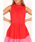 Фото #25 товара Women's Bradshaw Tiered Mini Dress