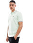 Фото #1 товара BOSS Green Paddy tipped polo shirt in green