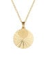 ფოტო #21 პროდუქტის 14K Gold Plated Celeste Initial Charm Pendant Necklace