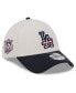 Фото #1 товара Men's Black Los Angeles Dodgers 2024 Fourth of July 39THIRTY Flex Hat