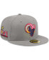 Фото #3 товара Men's Gray Los Angeles Rams Color Pack 59FIFTY Fitted Hat