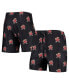 Фото #1 товара Men's Black Maryland Terrapins Flagship Allover Print Jam Shorts