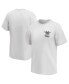 ფოტო #1 პროდუქტის Big Boys White Las Vegas Desert Dogs Primary Logo T-shirt