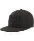 Men's Black Death Row Records Paisley Fitted Hat