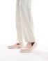 Truffle Collection casual suede loafers in light pink