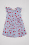 Kız Bebek Çiçek Desenli Kolsuz Elbise A0136a524sm