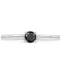 Кольцо Macy's Black Spinel Stack s Black Spinel, 8 - фото #5