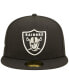 ფოტო #3 პროდუქტის Men's Black Las Vegas Raiders Super Bowl XVIII Pop Sweat 59FIFTY Fitted Hat