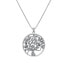 Silver Necklace Tree of Life Hot Diamonds Nurture DP864 (chain, pendant)