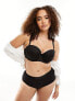 Фото #1 товара Ivory Rose Curve strapless bra in black