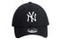 Фото #3 товара New Era 纽亦华 MLB系列 NY 大LOGO 网眼透气弯檐棒球帽 黑色 礼物 / Аксессуары New Era MLB NY LOGO - Шапка