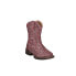 Фото #2 товара Roper Glitter Galore Square Toe Cowboy Toddler Girls Pink Casual Boots 09-017-1
