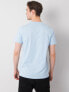Фото #47 товара мужская футболка повседневная  синяя однотонная Factory Price T-shirt-TSKK-Y21-0000145-liliowy