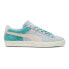 Фото #2 товара Puma Suede Iconix Summer Lace Up Mens Beige, Green, Grey Sneakers Casual Shoes