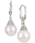 ფოტო #1 პროდუქტის Windsor Cultured Freshwater Pearl (11mm) Drop Earrings in Sterling Silver