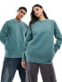 Vans left chest logo crewneck in dark green