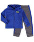 ფოტო #2 პროდუქტის Toddler Boys Royal, Gray Florida Gators Shark Full-Zip Hoodie Jacket and Pants Set