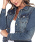 ფოტო #6 პროდუქტის Women's Classic Denim Jacket