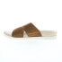 Фото #3 товара Spenco Twilight Stud SP1061SAD Womens Brown Suede Slides Sandals Shoes 8.5