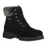 Lugz Convoy Faux Fur Lace Up Womens Black Casual Boots WCNYFD-001 9 - фото #2