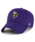 Фото #3 товара Women's Purple Minnesota Vikings Confetti Icon Clean Up Adjustable Hat