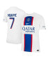 Men's Kylian Mbappe White Paris Saint-Germain 2022/23 Third Breathe Stadium Replica Player Jersey