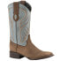 Фото #2 товара Ferrini Hunter Square Toe Cowboy Mens Blue, Brown Casual Boots 11093-10