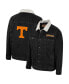 Фото #1 товара Men's x Wrangler Charcoal Tennessee Volunteers Western Button-Up Denim Jacket