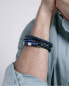 Triple leather bracelet with lapis lazuli Magnum 14123P01013