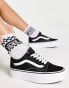 Фото #1 товара Vans Old Skool Stackform trainers in black and white