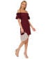 ფოტო #1 პროდუქტის Women's Off-The-Shoulder Dress