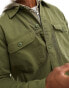 ONLY & SONS worker overshirt in khaki